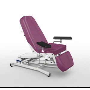 Poltrona per prelievo di sangue PROMOTAL (piedi combinati)